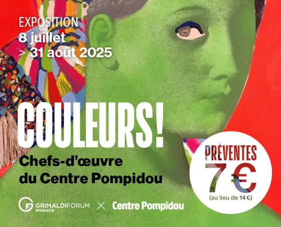 J-15 avant la fin des préventes à 7€ - Exposition "Couleurs ! Chefs-d'oeuvre du Centre Pompidou"