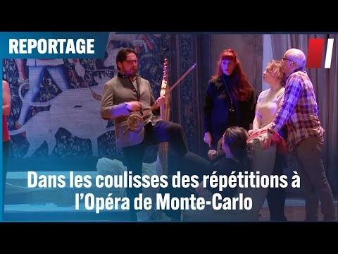 Dans les coulisses des répétitions à l'Opéra de Monte-Carlo