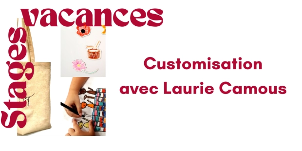 Vacances de Printemps au Pavillon Bosio - Customisation avec Laurie Camous