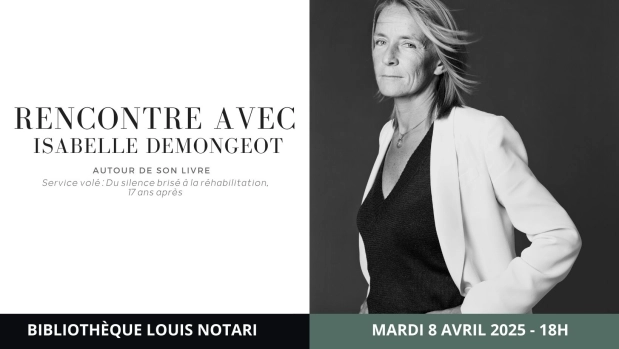 Rencontre dédicace - Isabelle Demongeot présente son livre "Service volé : Du silence brisé à la réhabilitation, 17 ans après"