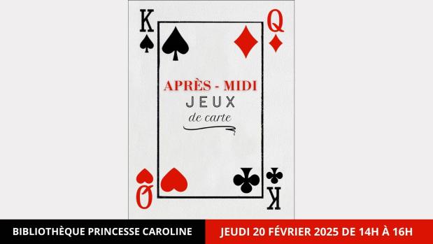 Après-midi jeux de cartes de 7 à 110 ans