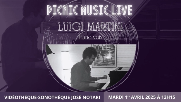 Picnic Music Live - Luigi Martini, piano and voice